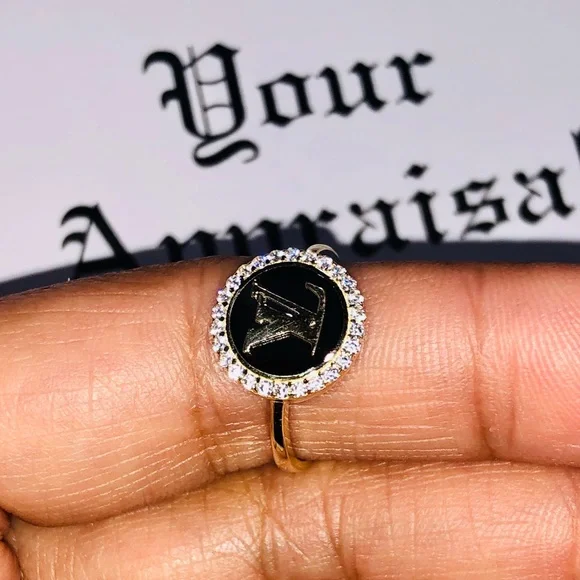 10k Solid REAL gold custom designer ring FREE APPRAISAL best gift Bestseller WOW - Picture 10 of 10